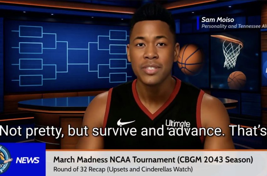  📺 March Madness Round of 32 with Sam Moiso (Season 2043)