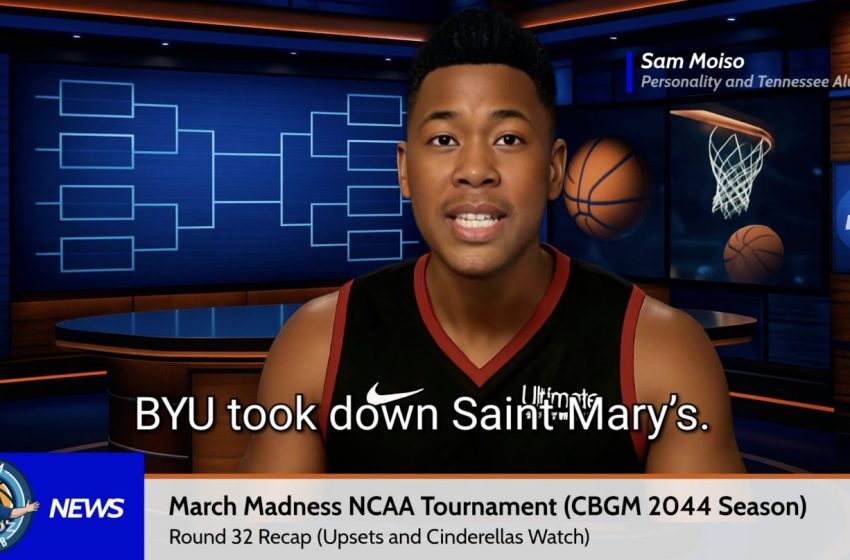  📺 March Madness Round of 32 with Sam Moiso (Season 2044)