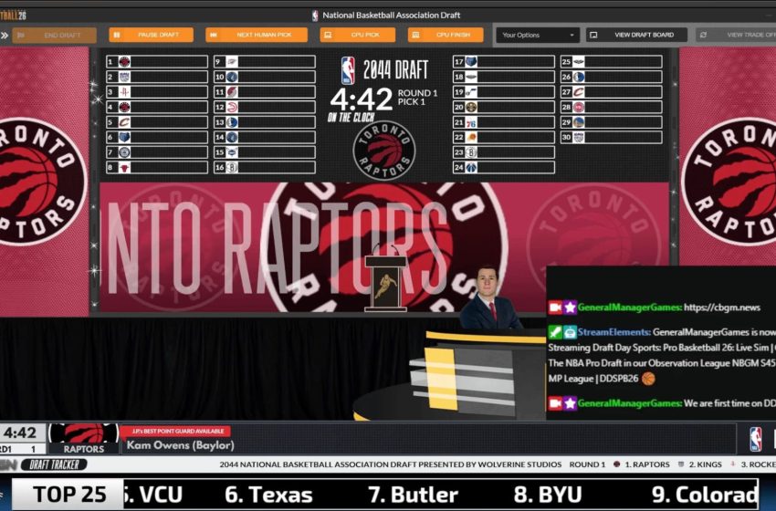  📺 LIVE SIM: The NBGM Pro Draft (S45)